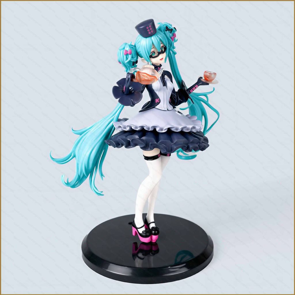 HK2 Hatsune Miku B รางวัล Cafe Ver Action Figure Vocaloid อะนิเมะชาแม่บ้านสะสมเครื่องประดับ KH2