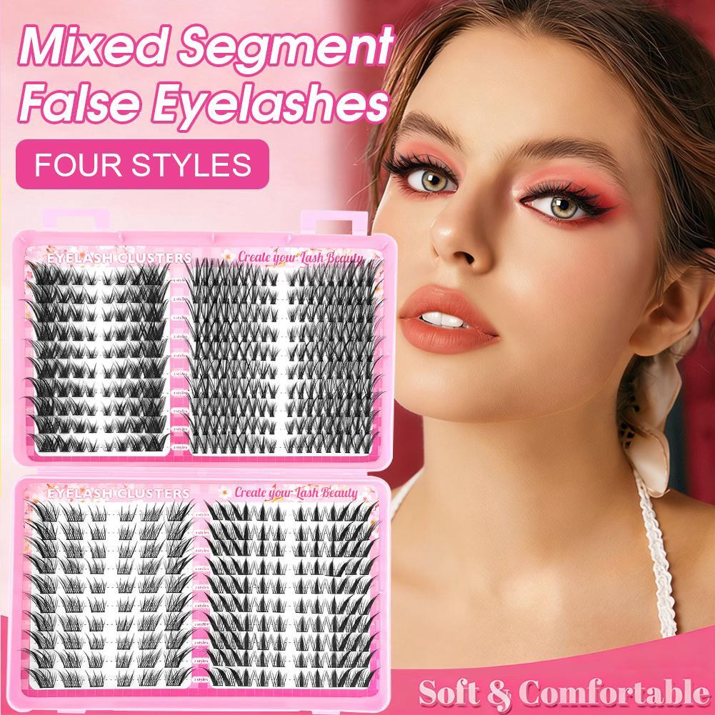 ขนตาปลอมผสม Soft Fluffy Fluffy Manga Style Lashes O5u4