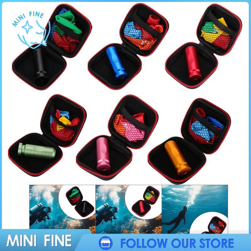 [minifine] Freediving Ear Equalization Aid Aluminium Alloy Diving Ear Pressure Balance Trainer เครื่