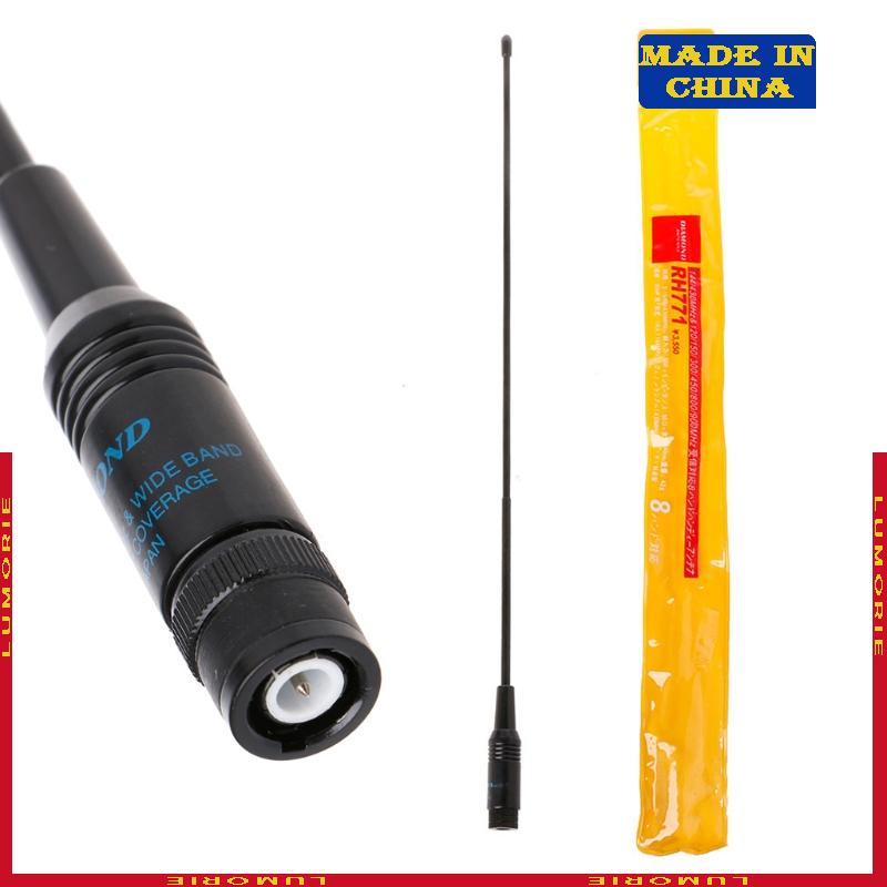 LUM 38 ซม.14 96in ความยาว RH-771 Dual Band VHF UHF BNC Walkie วิทยุมือถือเสาอากาศสําหรับ UV-5R