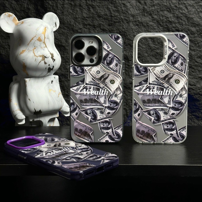 ธีมความมั่งคั่งบินธนบัตรสร้างสรรค์กันกระแทกเคสโทรศัพท์ใหม่เหมาะสําหรับ วิฟ/ย312025 5G/Y192025 5G/Y77