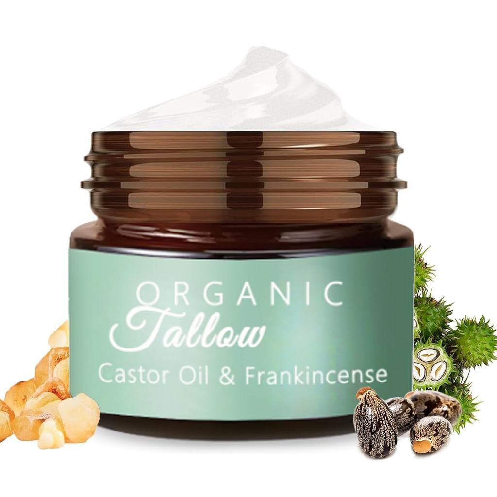 GrassFedBeefTallowwithFrankincenseOilandCastorOil,OrganicGrassFedBeefTallowfor,WhippedBeefTallowFran
