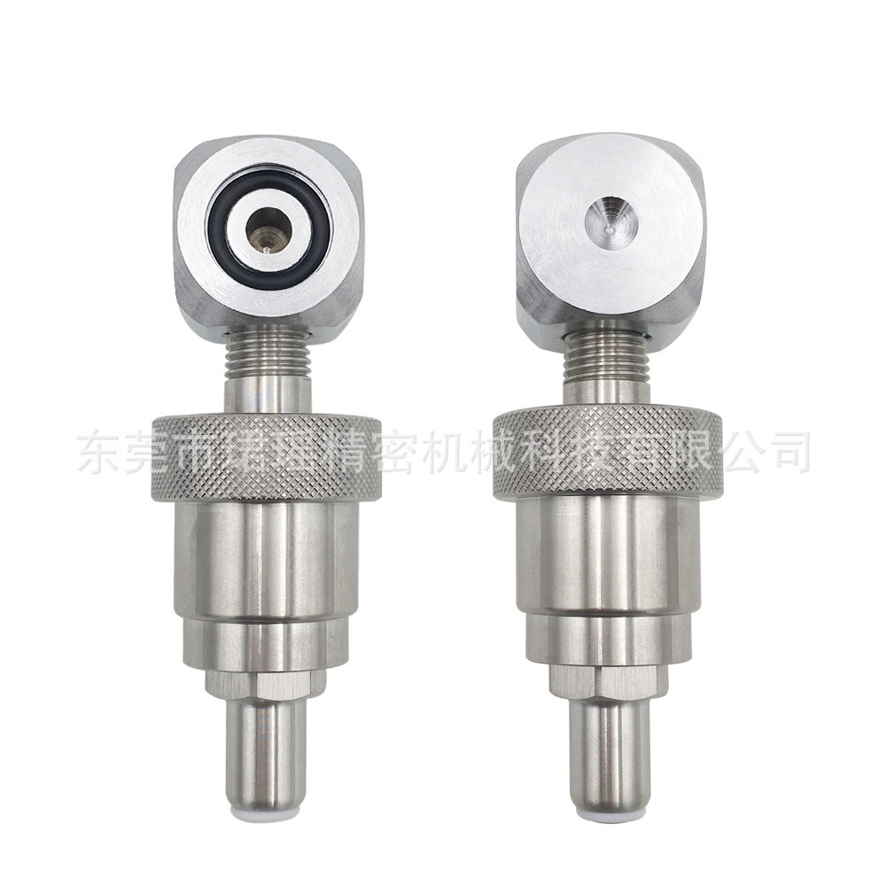 SCBA ข้อต่อกระบอกดําน้ําวาล์วอุปกรณ์เสริมข้อต่อพอง CGA347 ถึง York อะแดปเตอร์ JVVR