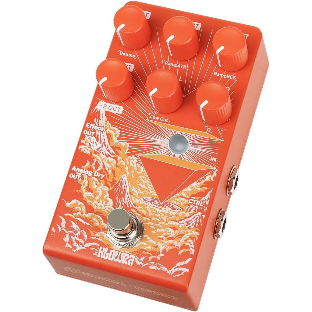 Verdict Polyphonic Octave Pedal สําหรับกีตาร์และเบส - Pitch Shifter พร้อม Synth, Organ & Cello Emula