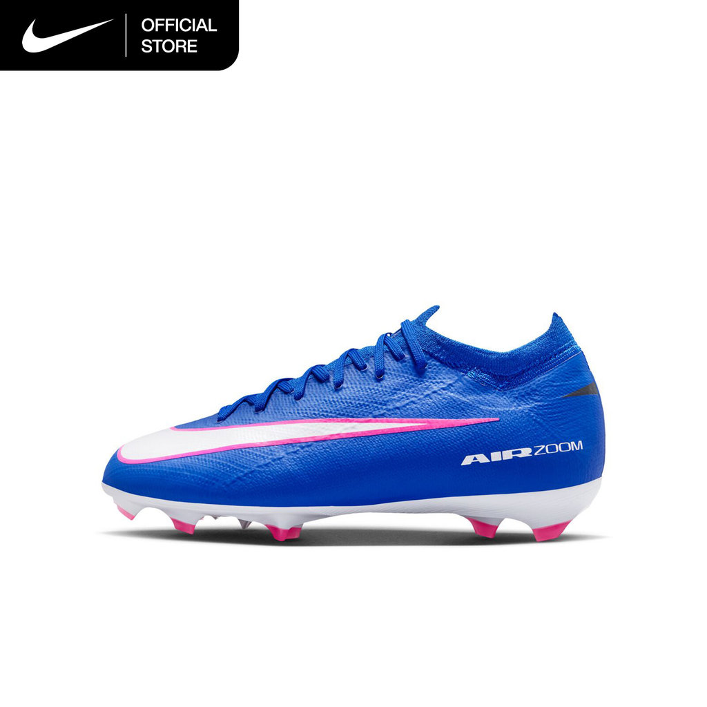 Nike Older Kids' Jr. Mercurial Vapor 16 Pro Little/ Firm-Ground Low- Soccer Cleats Shoes - Racer Blue [HF5448-446]