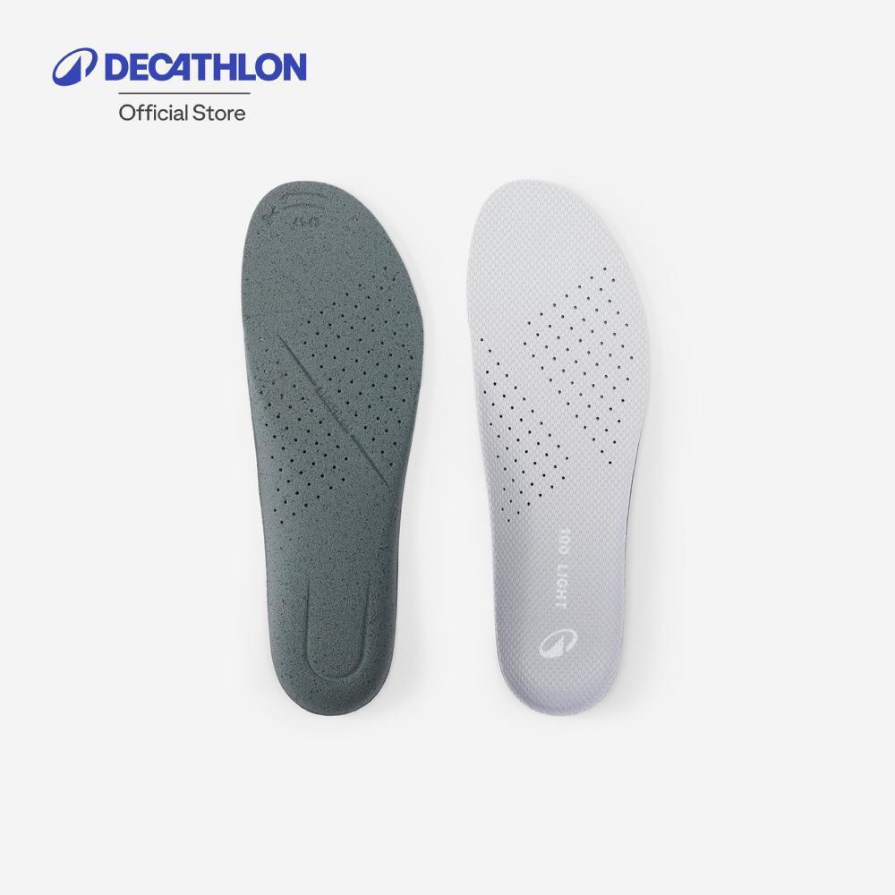 Decathlon Pair Of Lightweight Customisable Insoles พื้นรองเท้าชั้นใน รุ่น Active 100 (1 คู่) - Grey