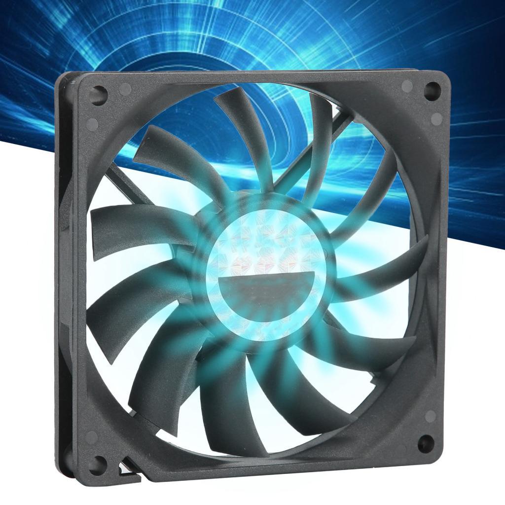 PWM 4Pin PC Cooler พัดลม 12V หม้อน้ํา CPU 90x90x15mm Ultra Thin 45CFM Airflow 0.22A ปรับความเร็วได้ 