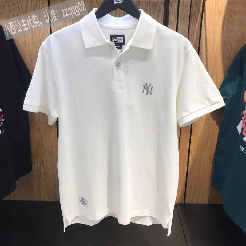 MBL เสื้อโปโลลําลองสไตล์มินิมอล เสื้อโปโลแนวสตรีท unisex