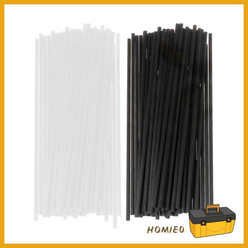 HOMIE0 50 ชิ้น Oil Diffuser เปลี่ยนหวาย Reed Sticks Oil Diffuser เปลี่ยน Reed