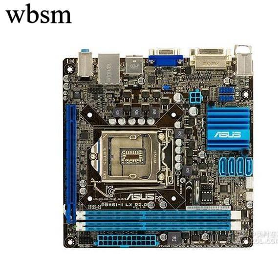 [คอลัมน์เมนบอร์ด] Asus ITX 17X17 P8H61-I LX R2.0 DDR3 1155 อินเทอร์เฟซ H61 บอร์ดขนาดเล็กที่เป็นของแข