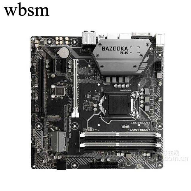 [คอลัมน์เมนบอร์ด] MSI/MSI B360M BAZOOKA PLUS เมนบอร์ดคอมพิวเตอร์เดสก์ท็อป 1151 พินรองรับ MATX รุ่นที