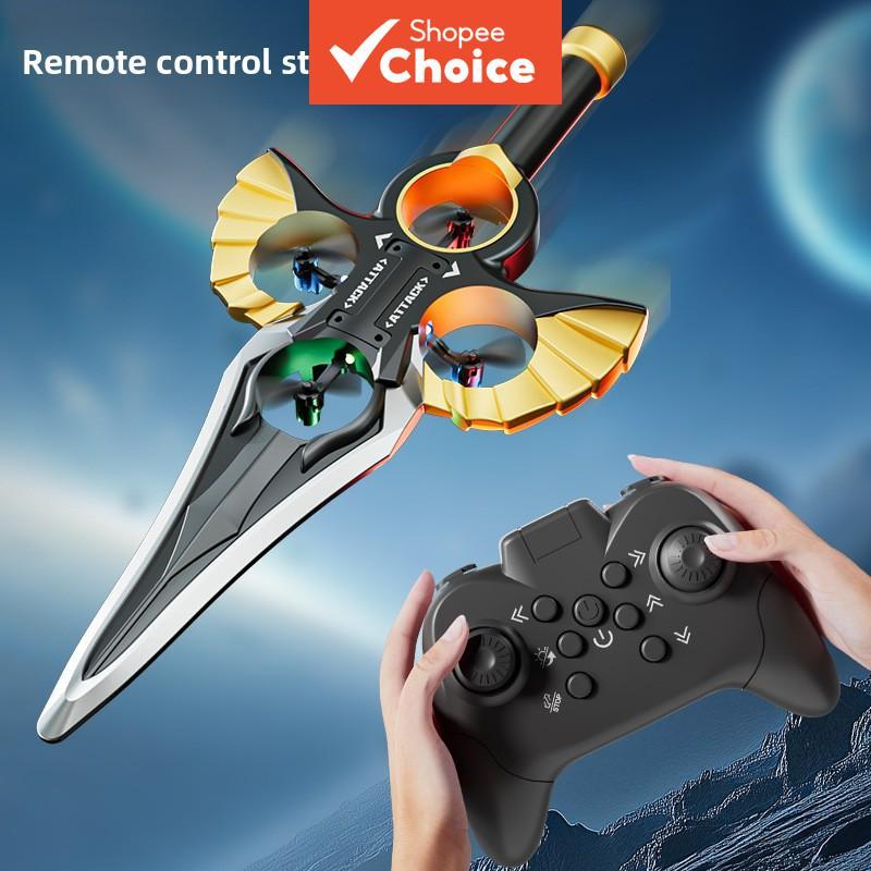 ดาบบิน Drone RC Drone Gesture ควบคุมมือบินของเล่นชาร์จ LED Hover Drone ผู้ปกครองเด็ก Interactive ของ
