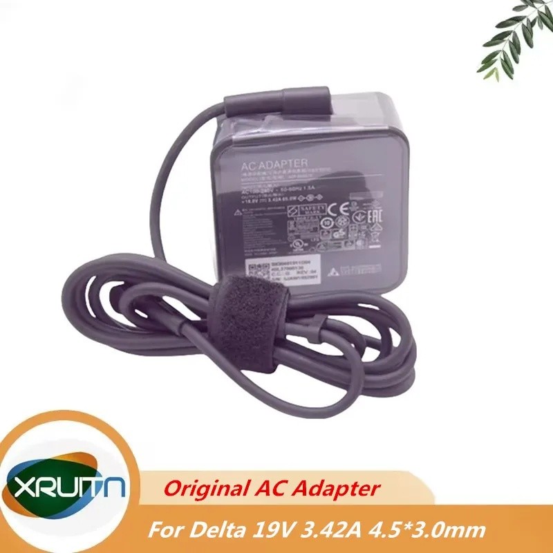 ของแท้ DELTA ADP-65GD D อะแดปเตอร์ AC 19V 3.42A 65W สําหรับ MSI Modern 15 MS-1552 โมเดิร์น 14 แล็ปท็