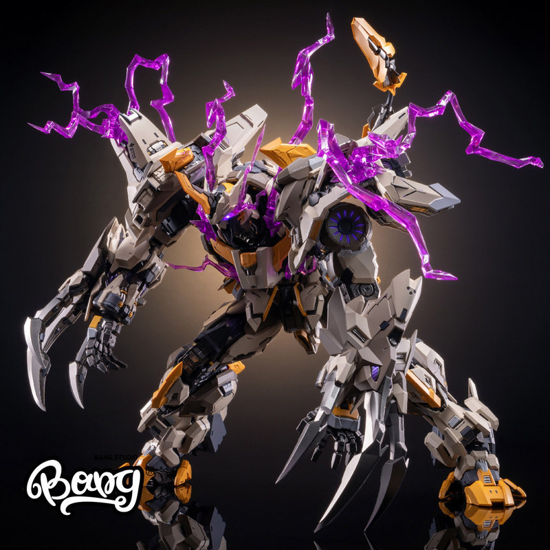 พร้อมสต็อก MOSHOW MOSHOW MS0006 Gods Whip National Creative Mecha Model