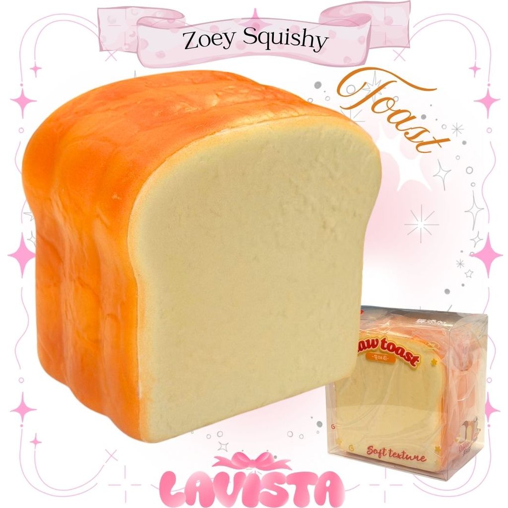 [ส่งจากไทย] สกุชชี่แบรนด์ Zoey Squishy ปังปอนด์หนานุ่มฟู
