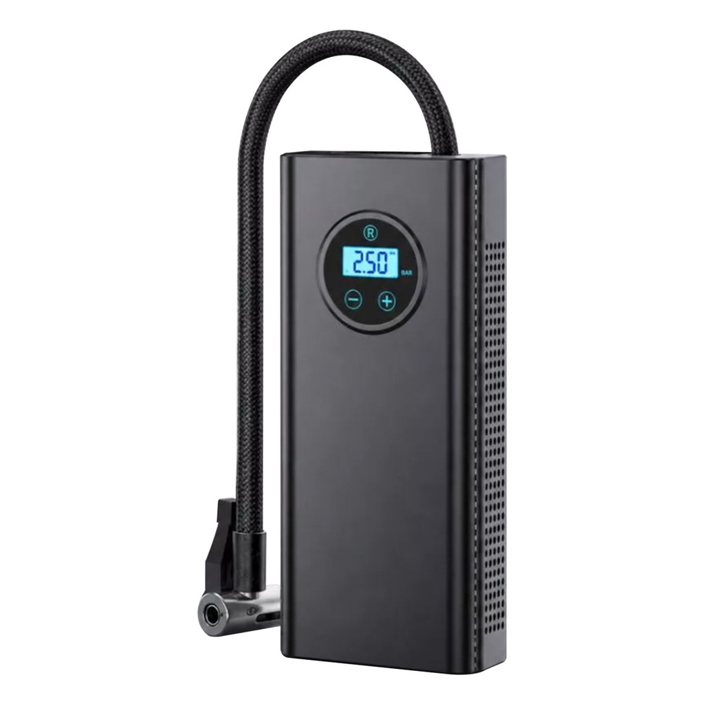 รถ Tyre Inflator พร้อมเครื่องวัดความดันแบบดิจิตอลไร้สาย Tyre Inflator อายุการใช้งานยาวนานสําหรับสกู๊