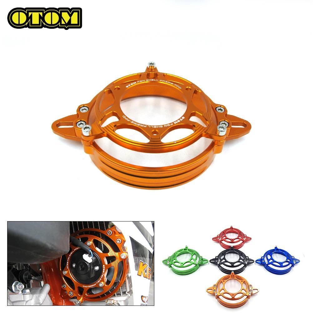 OTO รถจักรยานยนต์ Universal หม้อน้ำพัดลม Shell กรอบ CNC ป้องกันสำหรับ KTM USQVARNA HONDA YAMAHA KAWA