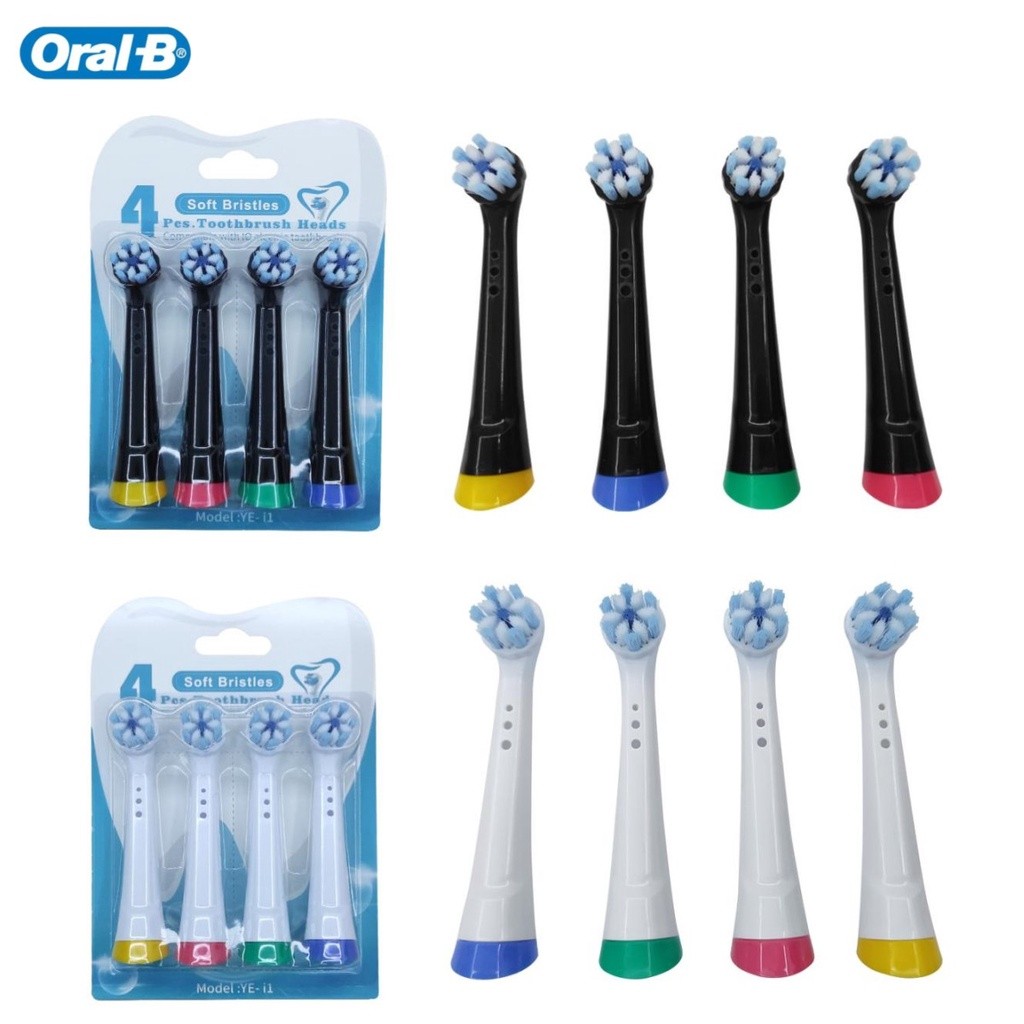 Universal เปลี่ยนหัวแปรงสีฟันสําหรับหัวแปรงสีฟันไฟฟ้าเหมาะสําหรับ Oral B Io5 / IO7 / IO8 / IO9 Eletr