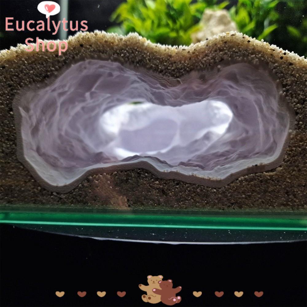 EUCALYTUSS Aquarium Fish Tank,การพิมพ์จําลองสูงภูมิทัศน์Rock Cave, Aquarium Tank Decorปลากุ้งReprodu