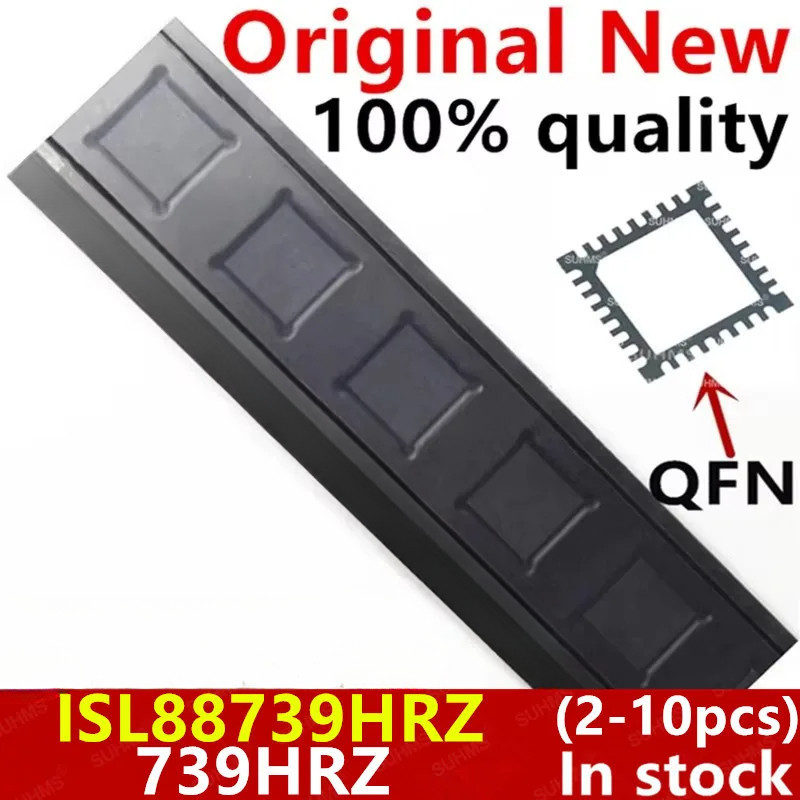 100% ใหม่ 818739HRZ ISL88739 ISL739HRZ ISL818739HRZ QFN-32 ชิปเซ็ต (2-10 ชิ้น)