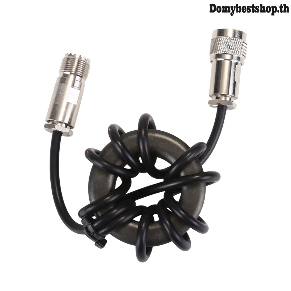 Shortwave RF Balun Choke Coil NiZn Ferrite Core ตัวกรองป้องกันการรบกวนกําลังสูง