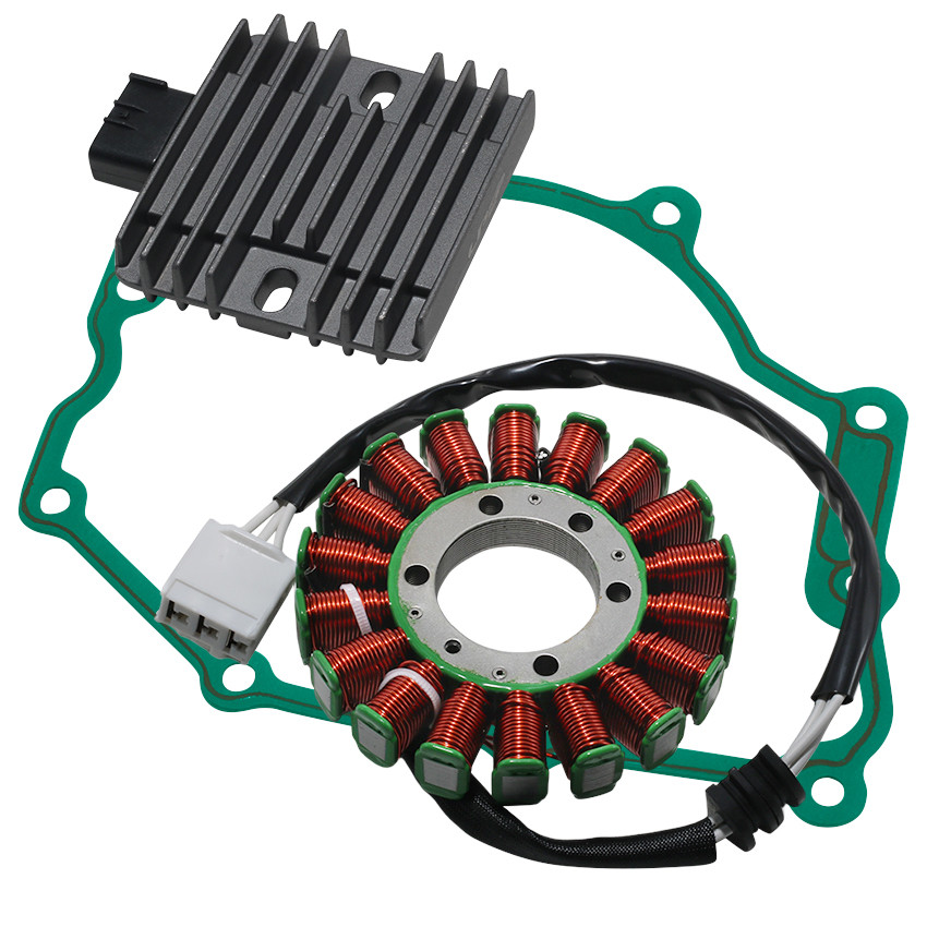 Stator Coil Regulator Rectifier ปะเก็นชุดสําหรับ Yamaha YZF R6 YZF600 R6 2006-2016 YZF R6 R6 พร้อมเป