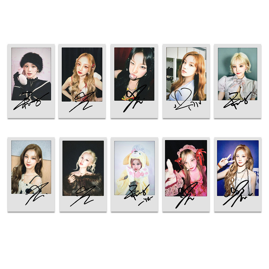 IDLE Baby Merchanded Photocard Song YUQI YUQI Polaroid Photocard Bonus Card