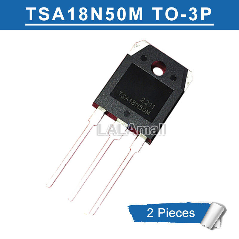 2pcs TSA18N50M TO-3P TSA18N50 TSA 18N50M TO3P 18N50 18A/500V MOSFET ทรานซิสเตอร์ใหม่ IC