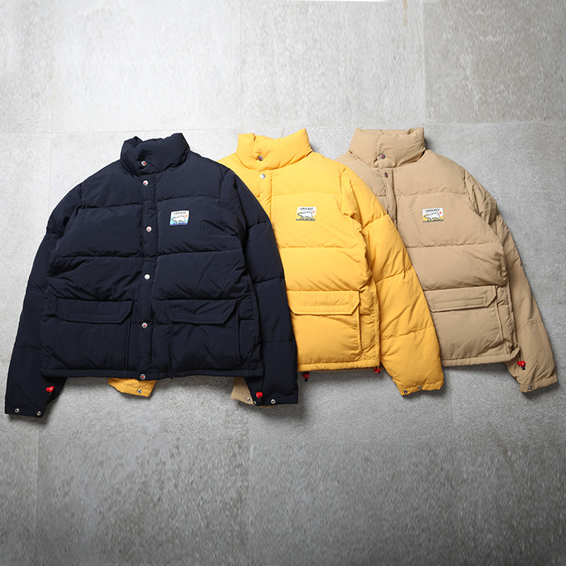 พร้อมสต็อก HUM * NM * DE DOWN JACKET ญี่ปุ่น Love Heart Polar Bear 90 DOWN ผู้ชายผู้หญิงสไตล์เดียวกั