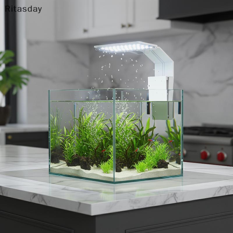 Ritasday Aquatic Plant Care พร้อม USB LED Light Energy ที่มีประสิทธิภาพสําหรับพิพิธภัณฑ์สัตว์น้ําใช้