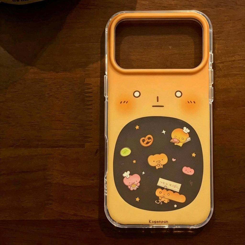เคสโทรศัพท์กราฟฟิตีขนมปังปิ้งเหมาะสําหรับ iPhone 17 16 15 14 13 12 11 Pro Max Plus กันกระแทก