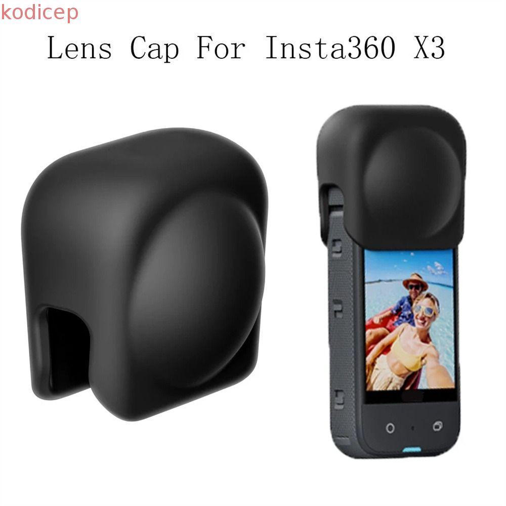 KODICEP1 สําหรับ Insta360 เลนส์กีฬากล้องอุปกรณ์เสริม Action กล้องซิลิโคนฝาครอบกล้องสําหรับ Insta 360