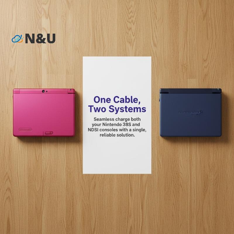 N & U สายชาร์จ USB C ประเภทสําหรับ NDSI 3DS 2DS XL LL ใหม่ 3DSXL 2DSXL สายชาร์จที่เชื่อถือได้สําหรับ