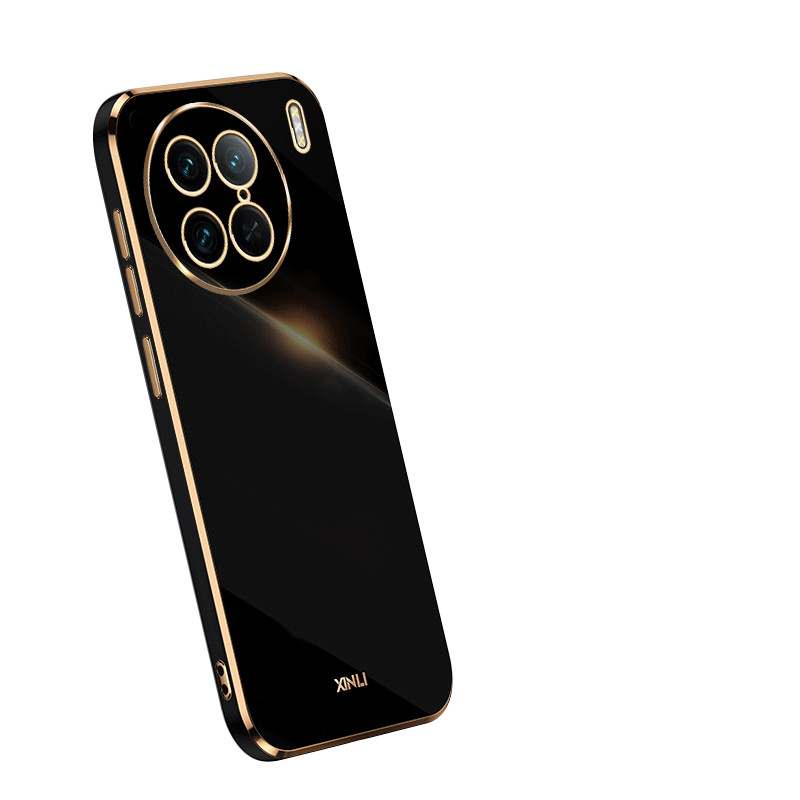หรูหรา 6D ชุบสําหรับ Vivo X90 สําหรับ Vivo X90 Pro สําหรับ Vivo X90 Pro + นุ่ม Silone เคสกันกระแทกกั