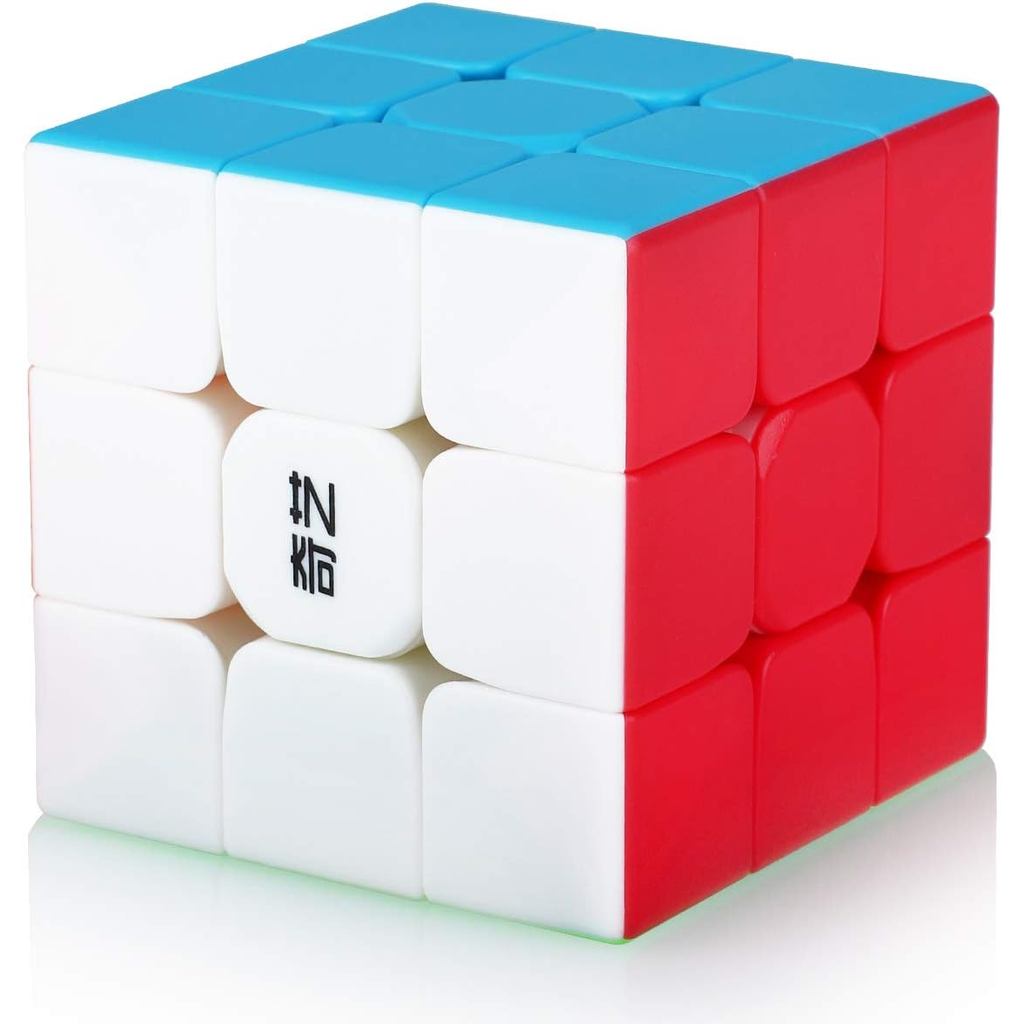 Qiyi 3x3 3x3x3 Cube,Speed Magic Cube 3x3,Easy Turning 3D ปริศนา Cube เกมของเล่นปัจจุบันสําหรับเด็กผู้ใหญ่ (Stickerless)