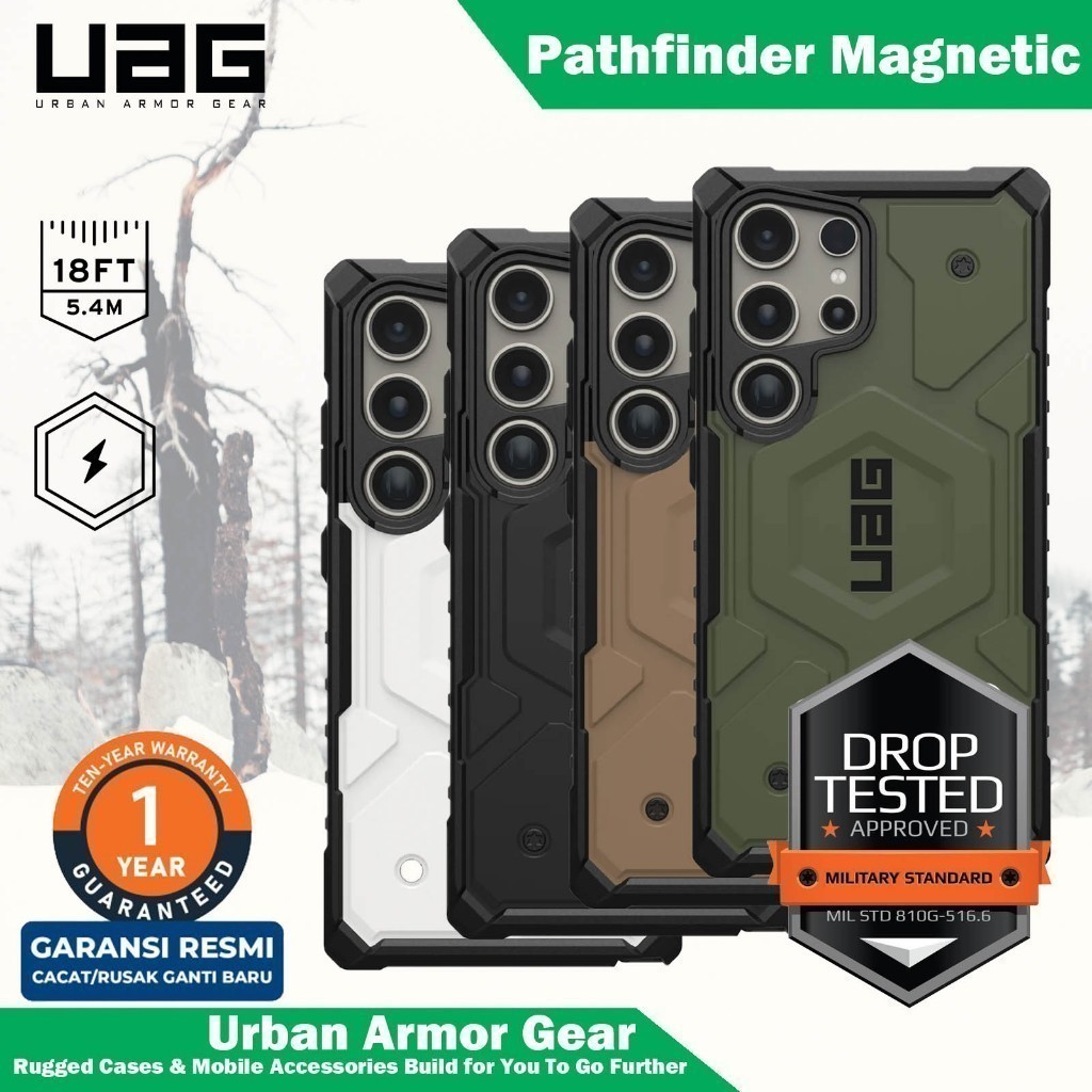 UAG Pathfinder Magnetic เคส Samsung Galaxy S25 S24 S23 Series กันกระแทก ชาร์จไร้สาย