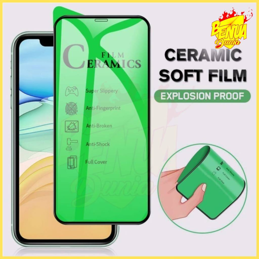(CM5D) ฟิล์มCERAMIC FULL COVER สําหรับ VIVO iQOO Z11X Z11 Z10X Z10 LITE Z9 Z9X S1 S1 PRO T1 PRO T1 P