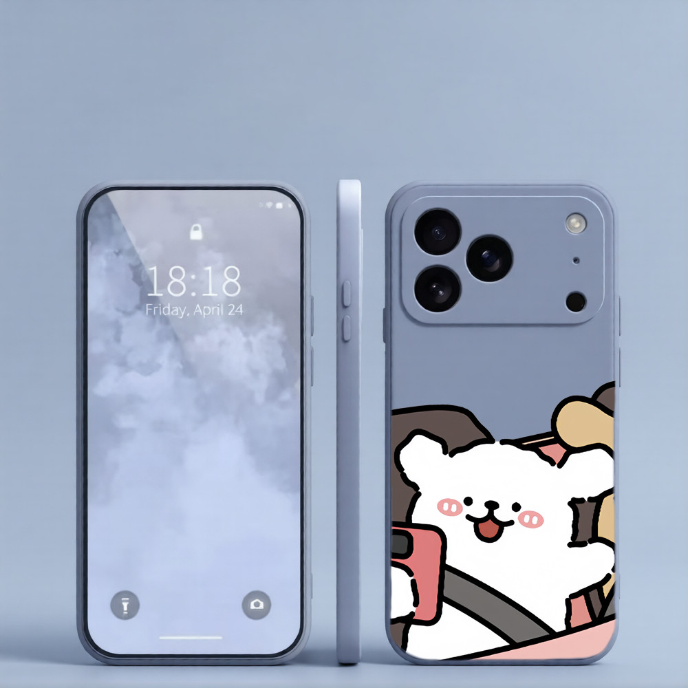 Line White Puppyเคสโทรศัพท์เหมาะสําหรับXiaomi 17U 17TPro 17T 15U 15 14U 14Pro 13Pro 12Pro 12 11U CIV