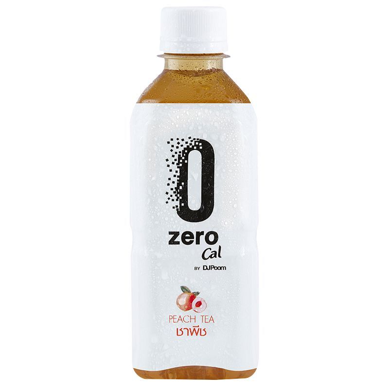 ซีโร่แคลน้ำชากลิ่นพีช 350มล. Zero Cal Peach Tea 350ml. [หมายเลขบาร์โค้ด 8854561002957]