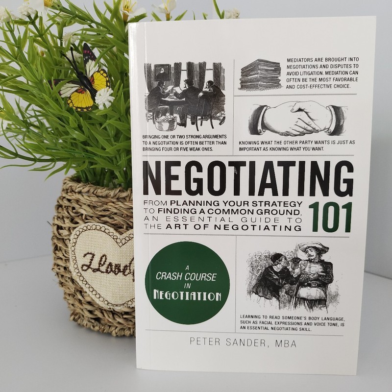 ขายร้อน Negotiating 101 101 Series Negotiating English Economic Management Book 829L9+280026