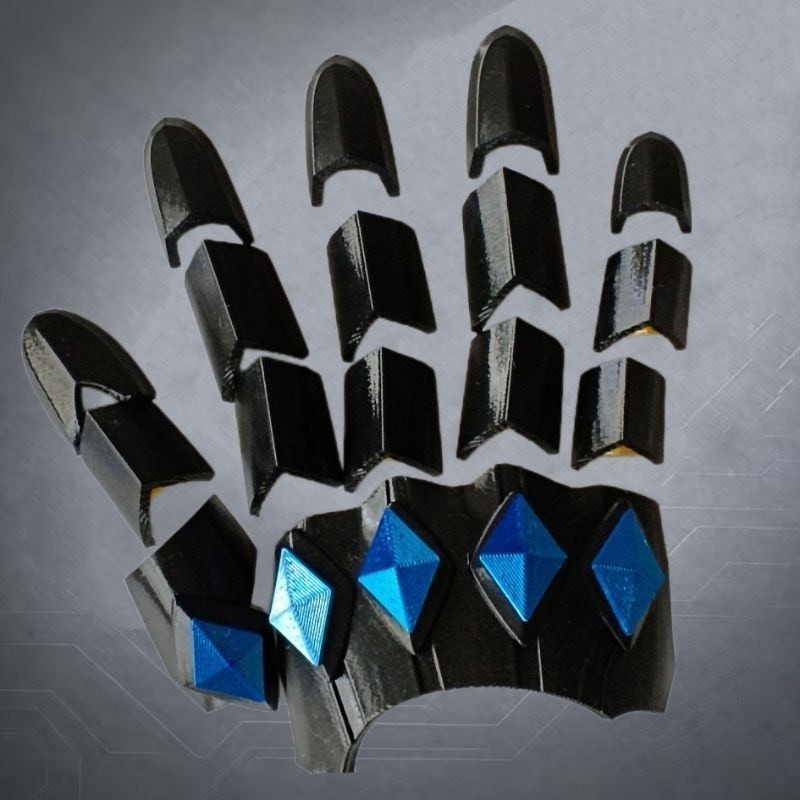 ยุบ Star Train Silver Wolf Armor COS Props Handy Tool Armor 3D Printing Assembly Knight Armor