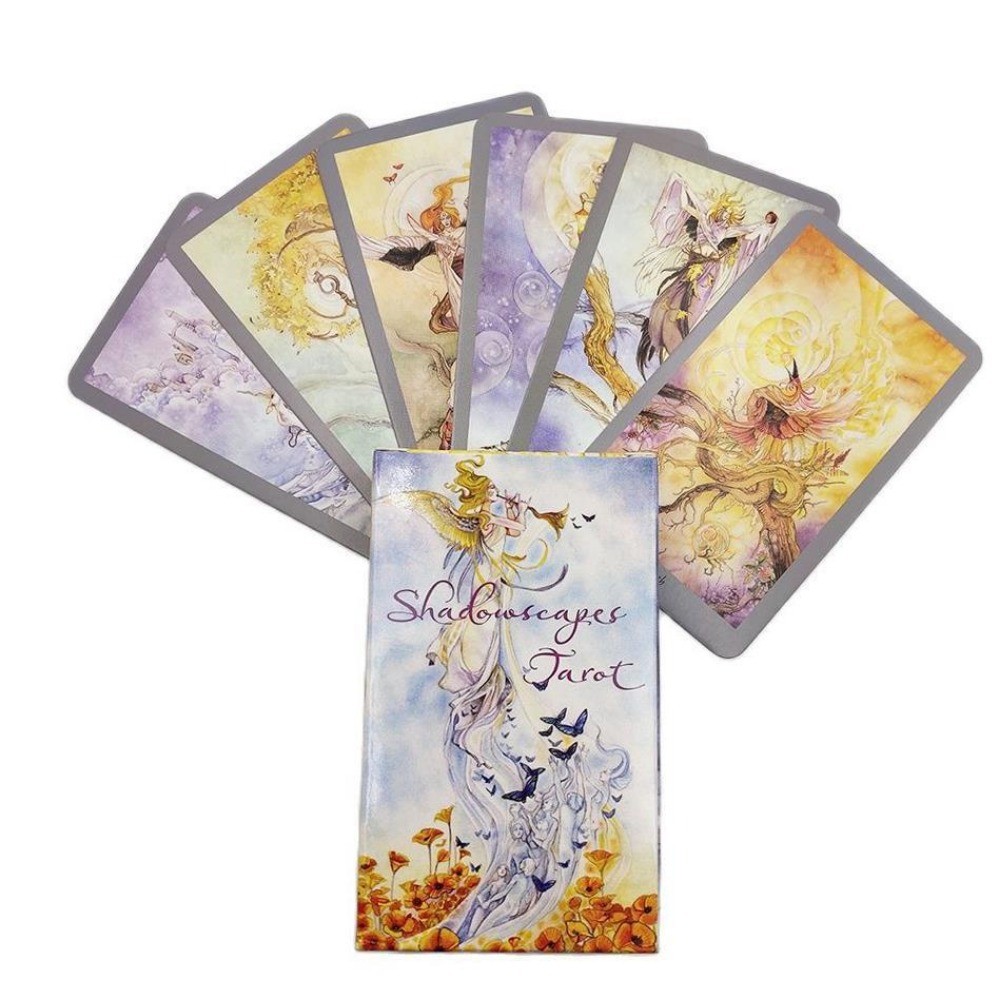 10.3*6 ซม.Divination Tarot Shadowscapes Tarot Deck Witch Divination Fate Fortune Telling Card เพื่อน
