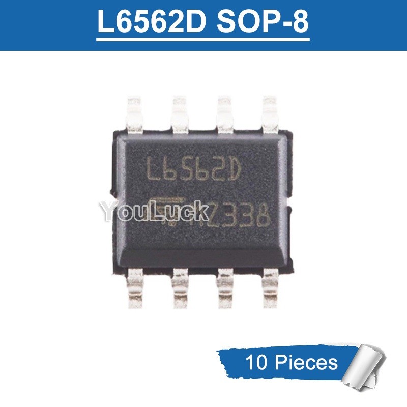 10 ชิ้น L6562D L6562DTR SOP-8 PFC ชิปคอนโทรลเลอร์ IC ใหม่เดิม