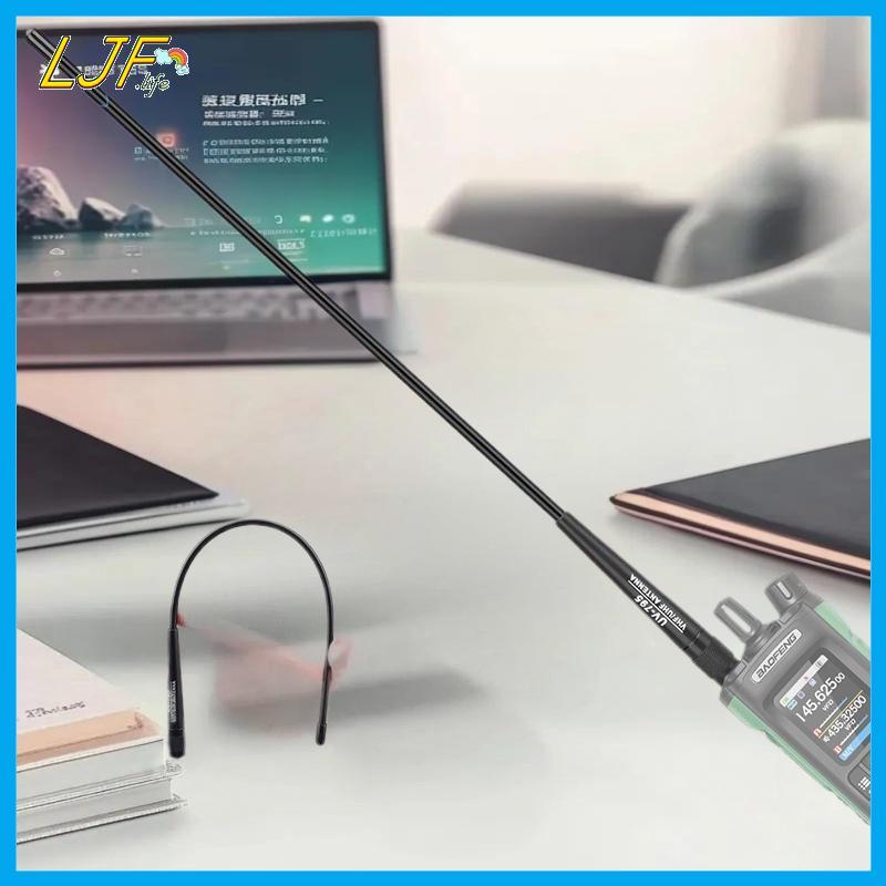LJF AR-795 SMA-F หญิง Dual Band VHF/UHF 136-174MHz/400-520MHz เสาอากาศแบบนุ่ม AR-795 สําหรับ UV-5R U