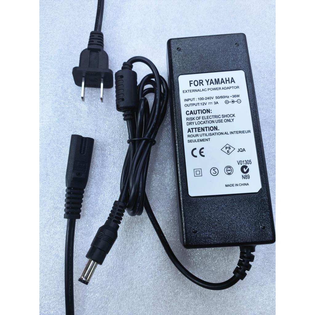 Yamaha อะแดปเตอร์แปลงไฟคีย์บอร์ดอิเล็กทรอนิกส์ P48/P85/P95/P125/P105/P115 หัวสายชาร์จ