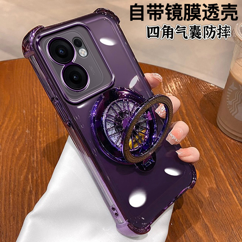เหมาะสําหรับ opporeno13f เคสโทรศัพท์ Reno13F เคสป้องกันถุงลมนิรภัยกันกระแทก CPH2699 นุ่มพร้อมฟิล์มเล