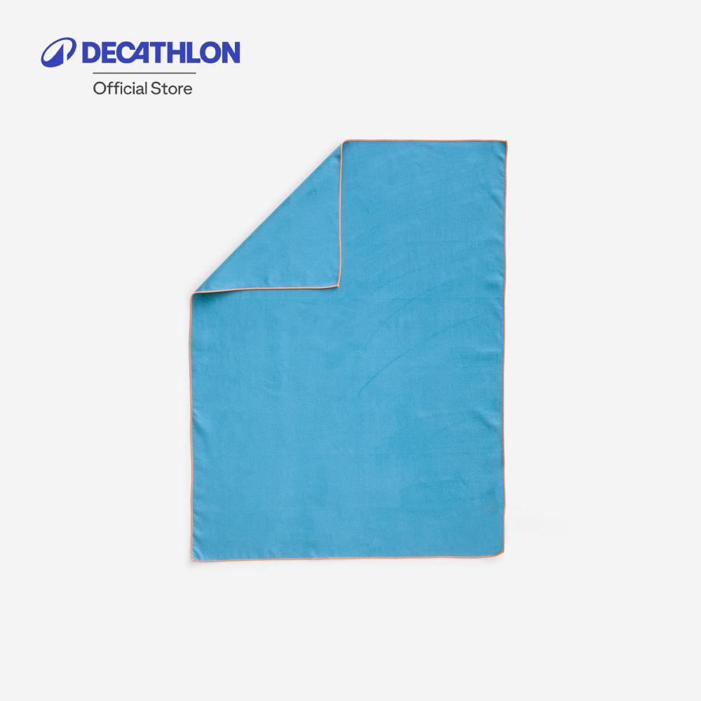 Decathlon Swimming Microfibre Towel Size Xl 110 X 175 Cm ผ้าขนหนูไมโครไฟเบอร์รุ่นกะทัดรัด ขนาด Xl 110 X 175 ซม. - Blue
