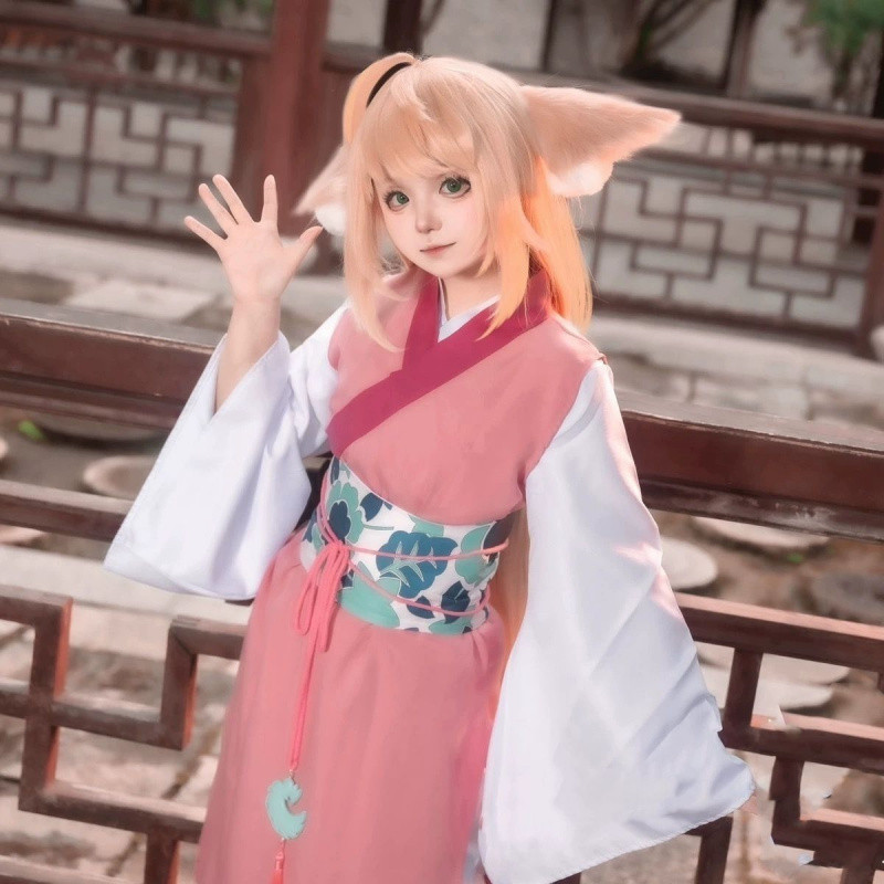Fox Spirit Matchmaker Tushan Susu คอสเพลย์เครื่องแต่งกายฮาโลวีน Dress-up การ์ตูนเครื่องแต่งกาย Party