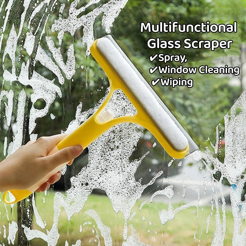 New Window Cleaning Brush Glass Brush Cleaning Tool Mini Cleaning Brush Scraper Window Cleaning Bath