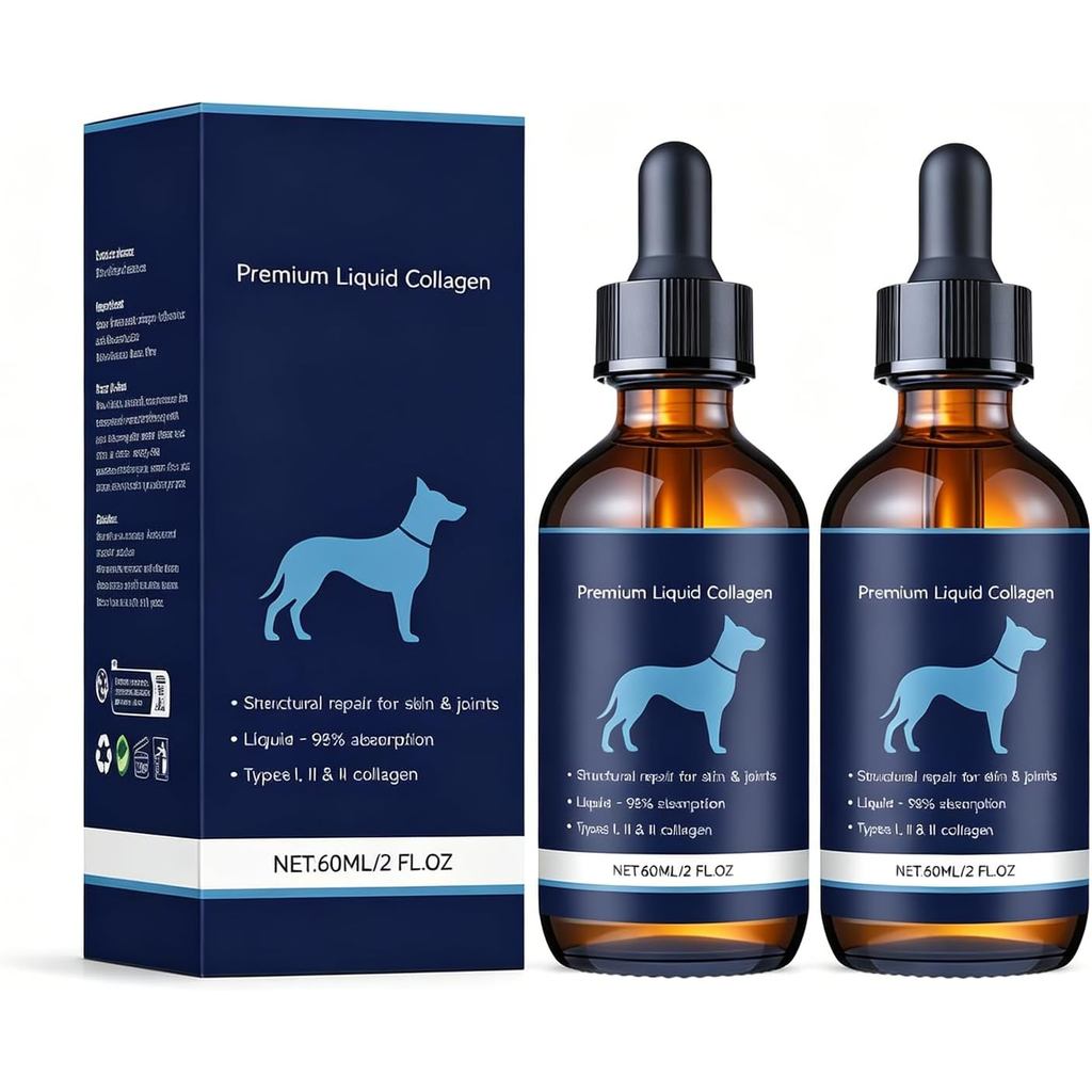 Healthy z Liquid Collagen for s – คอลลาเจนหยดสําหรับทุกวัน สําหรับทุกสายพันธุ์ 60ml / 2 fl oz - 2 ชิ